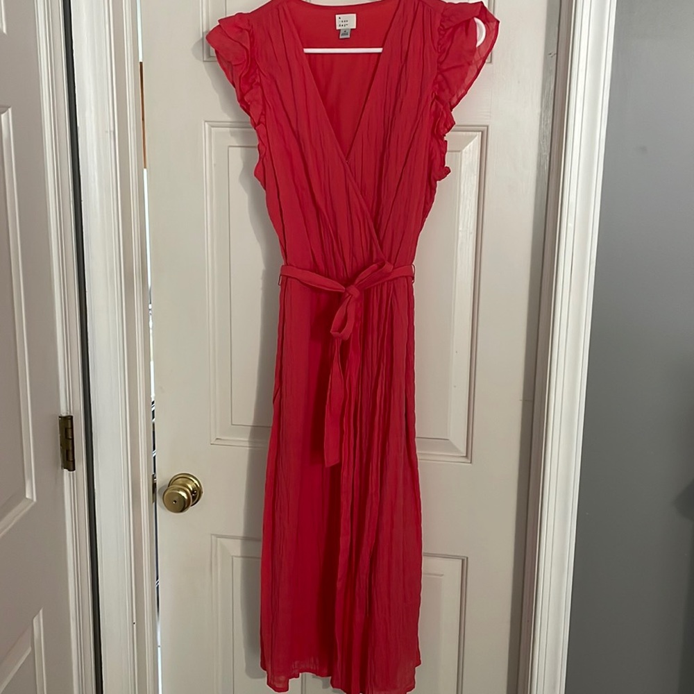 Coral dress- NWOT